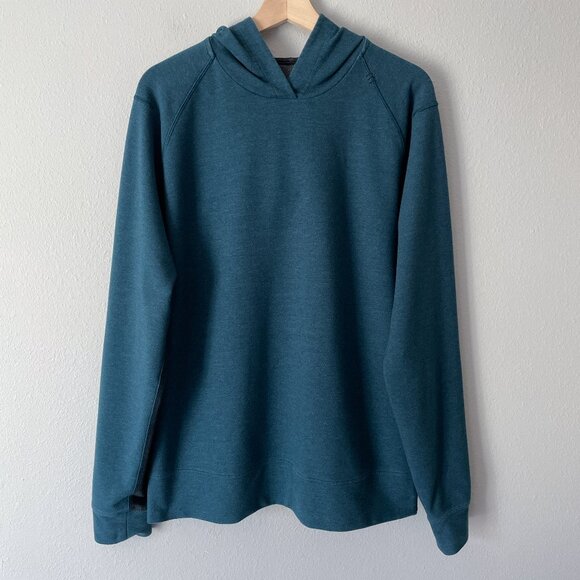 Lululemon Pave Pullover Hoodie Men's Size *XXL? Alberta Lake Teal Black/Gray - Picture 1 of 13